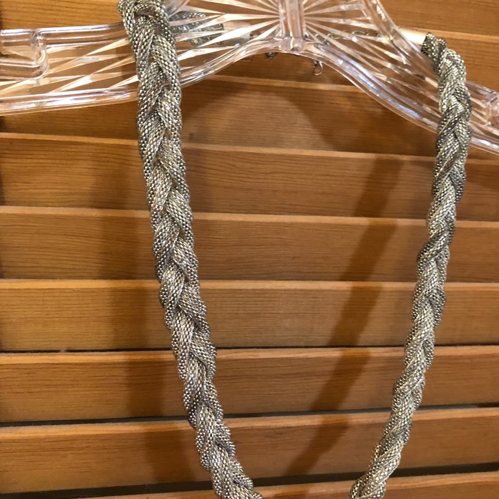Beautiful Rope Silver Necklace - Picture 5 of 5